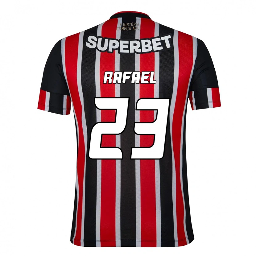 Danxen Herren Rafael #23 Schwarz Rot Auswärtstrikot Trikot 2025/26 T-Shirt