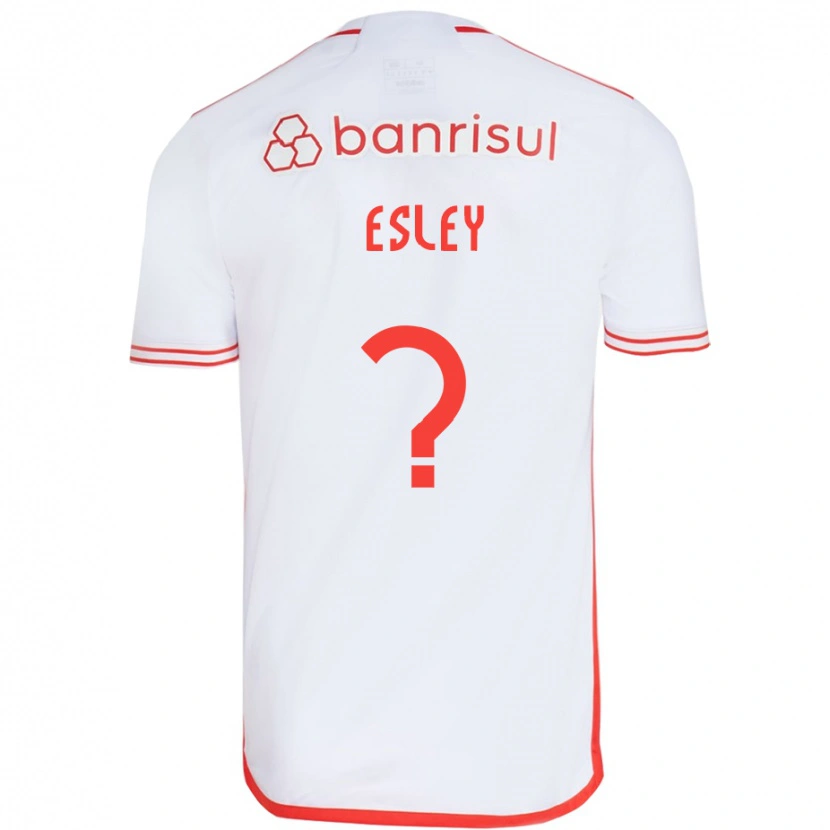 Danxen Herren Esley #0 Weiß Rot Auswärtstrikot Trikot 2025/26 T-Shirt