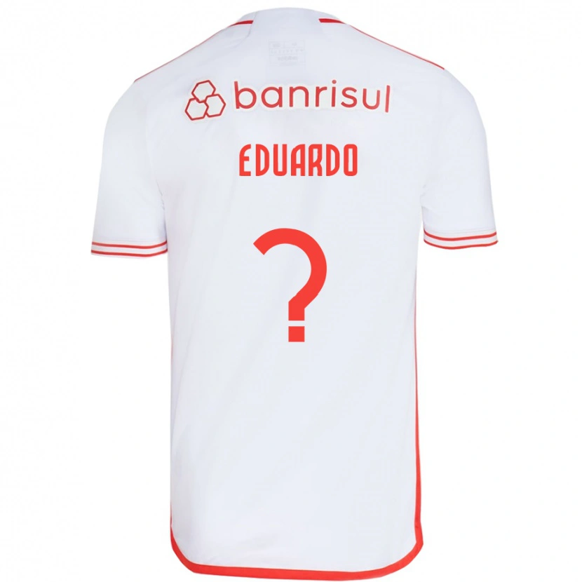 Danxen Herren Carlos Eduardo #0 Weiß Rot Auswärtstrikot Trikot 2025/26 T-Shirt