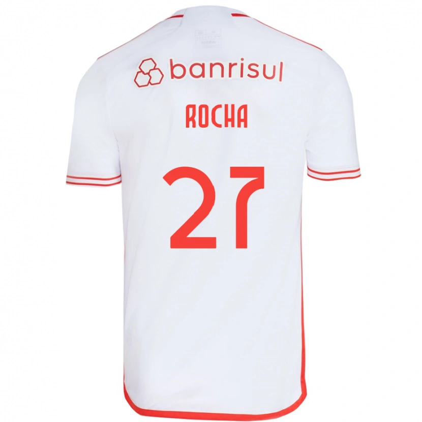 Danxen Herren Kaique Rocha #27 Weiß Rot Auswärtstrikot Trikot 2025/26 T-Shirt
