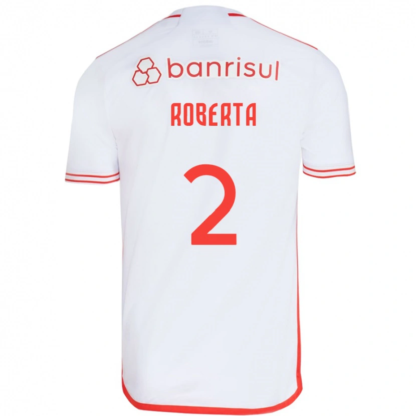 Danxen Herren Roberta #2 Weiß Rot Auswärtstrikot Trikot 2025/26 T-Shirt