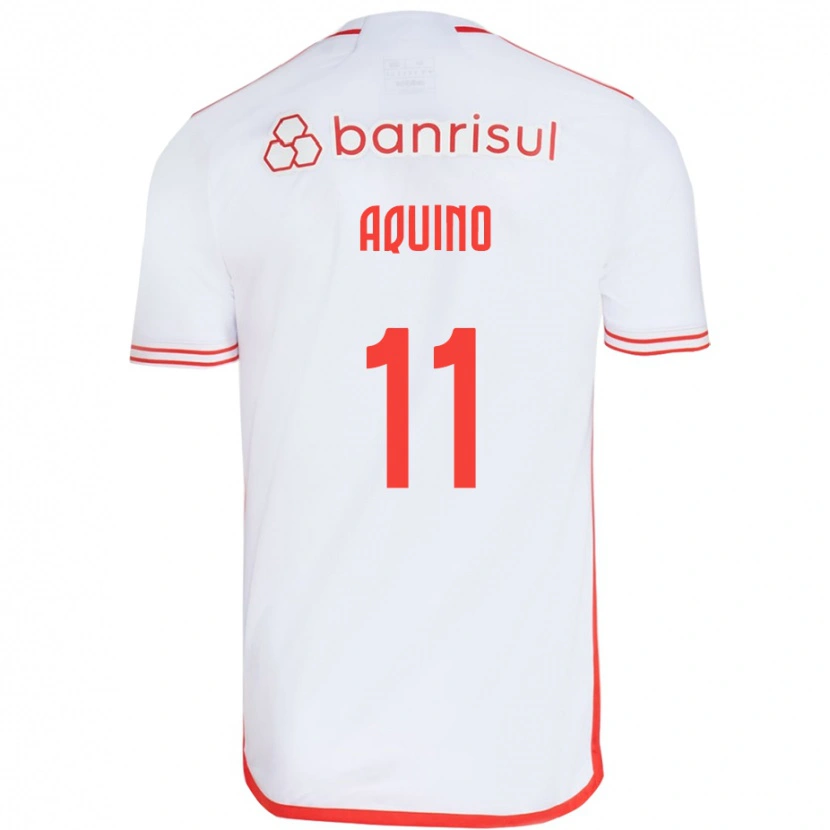Danxen Herren Belén Aquino #11 Weiß Rot Auswärtstrikot Trikot 2025/26 T-Shirt