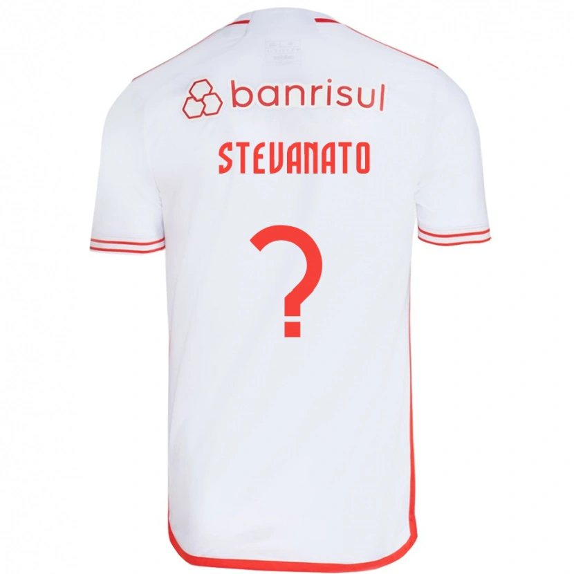 Danxen Herren Eduardo Stevanato #0 Weiß Rot Auswärtstrikot Trikot 2025/26 T-Shirt