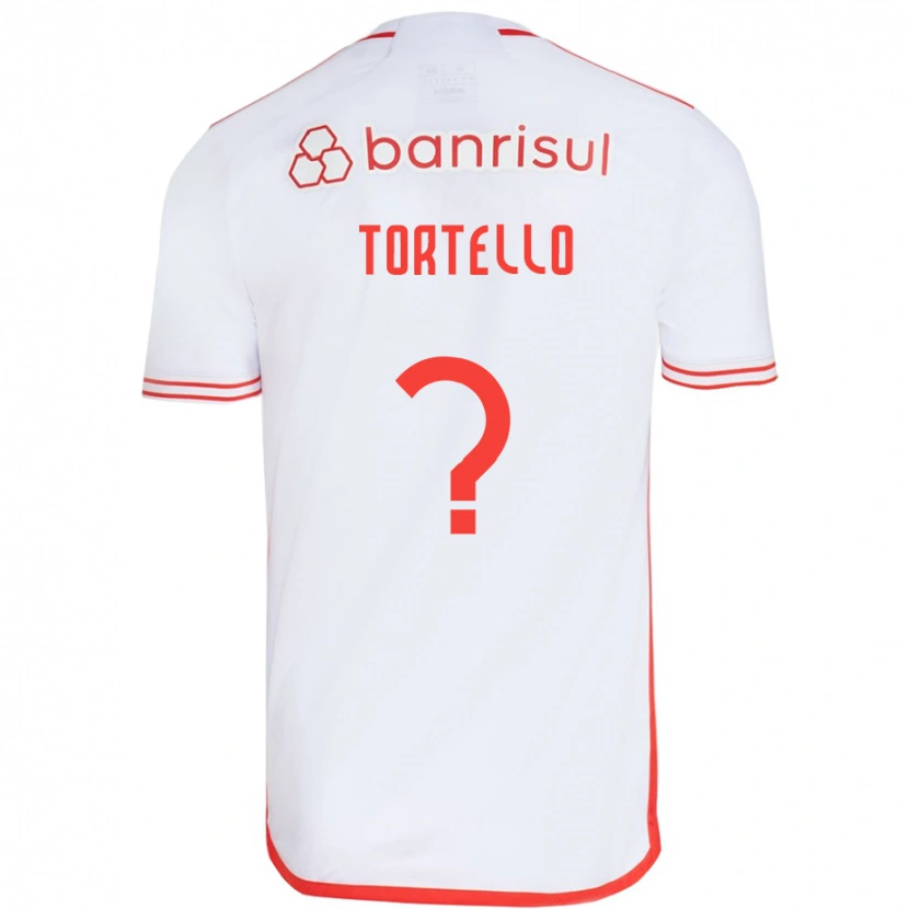 Danxen Herren Tortello #0 Weiß Rot Auswärtstrikot Trikot 2025/26 T-Shirt