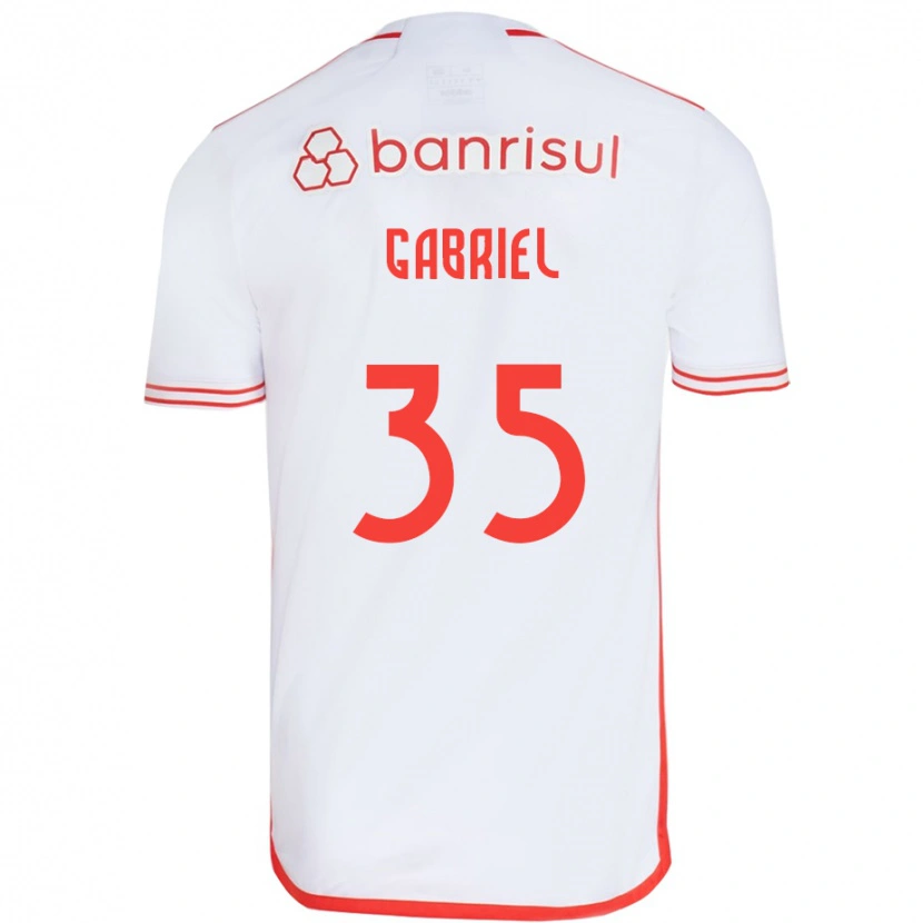 Danxen Herren Ze Gabriel #35 Weiß Rot Auswärtstrikot Trikot 2025/26 T-Shirt