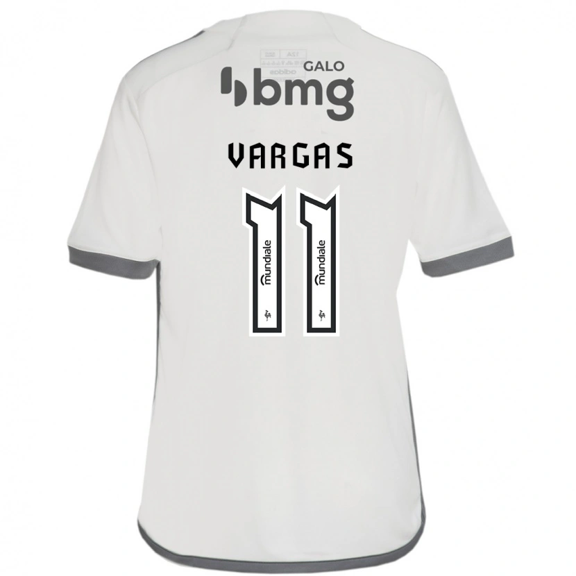 Danxen Herren Eduardo Vargas #11 Off-White Auswärtstrikot Trikot 2025/26 T-Shirt