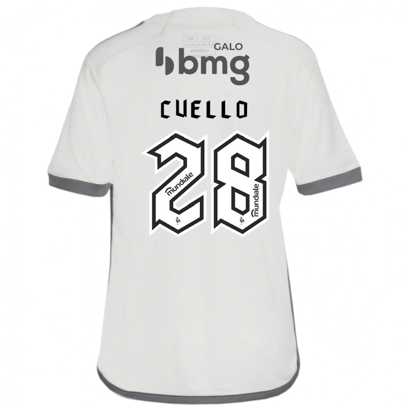 Danxen Herren Tomás Cuello #28 Off-White Auswärtstrikot Trikot 2025/26 T-Shirt