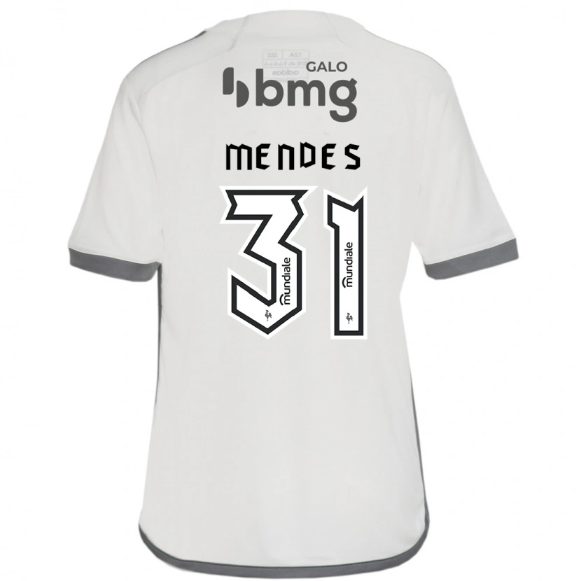Danxen Herren Matheus Mendes #31 Off-White Auswärtstrikot Trikot 2025/26 T-Shirt