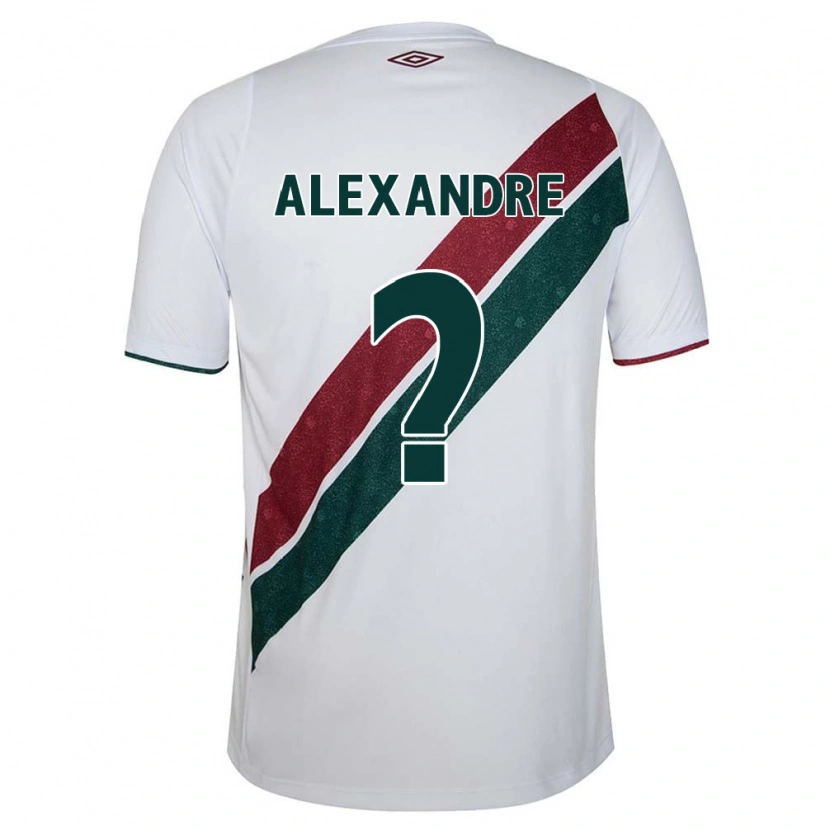Danxen Herren Alexandre #0 Weiß Grün Kastanienbraun Auswärtstrikot Trikot 2025/26 T-Shirt