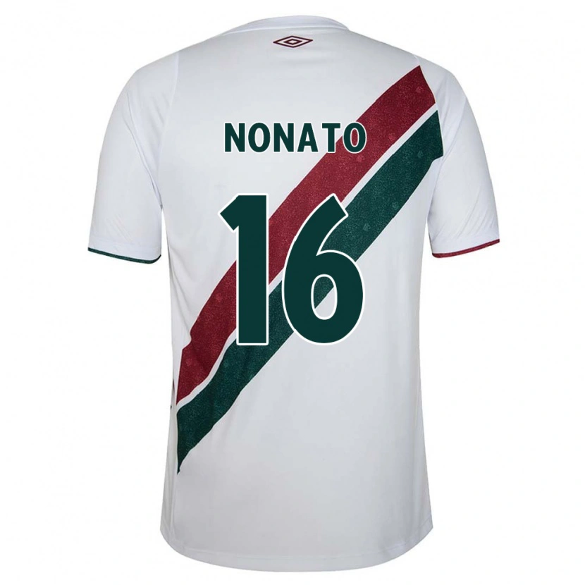 Danxen Herren Nonato #16 Weiß Grün Kastanienbraun Auswärtstrikot Trikot 2025/26 T-Shirt