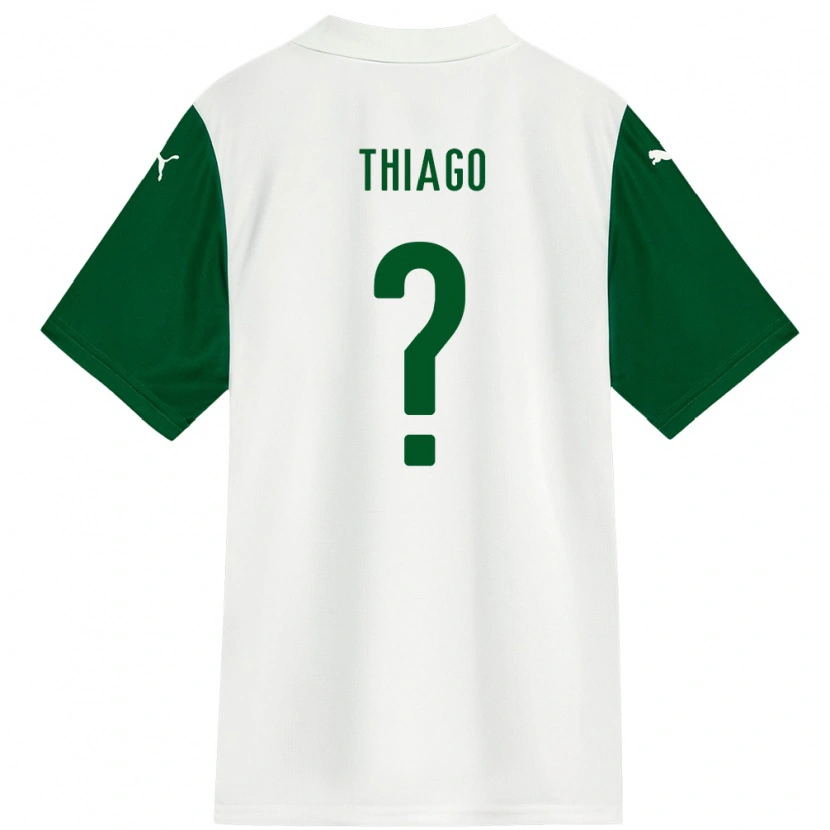 Danxen Herren Thiago #0 Weiß Grün Auswärtstrikot Trikot 2025/26 T-Shirt