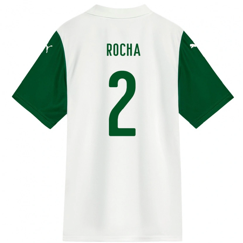 Danxen Herren Marcos Rocha #2 Weiß Grün Auswärtstrikot Trikot 2025/26 T-Shirt