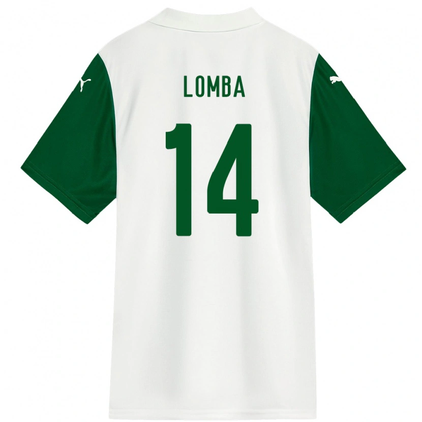 Danxen Herren Marcelo Lomba #14 Weiß Grün Auswärtstrikot Trikot 2025/26 T-Shirt