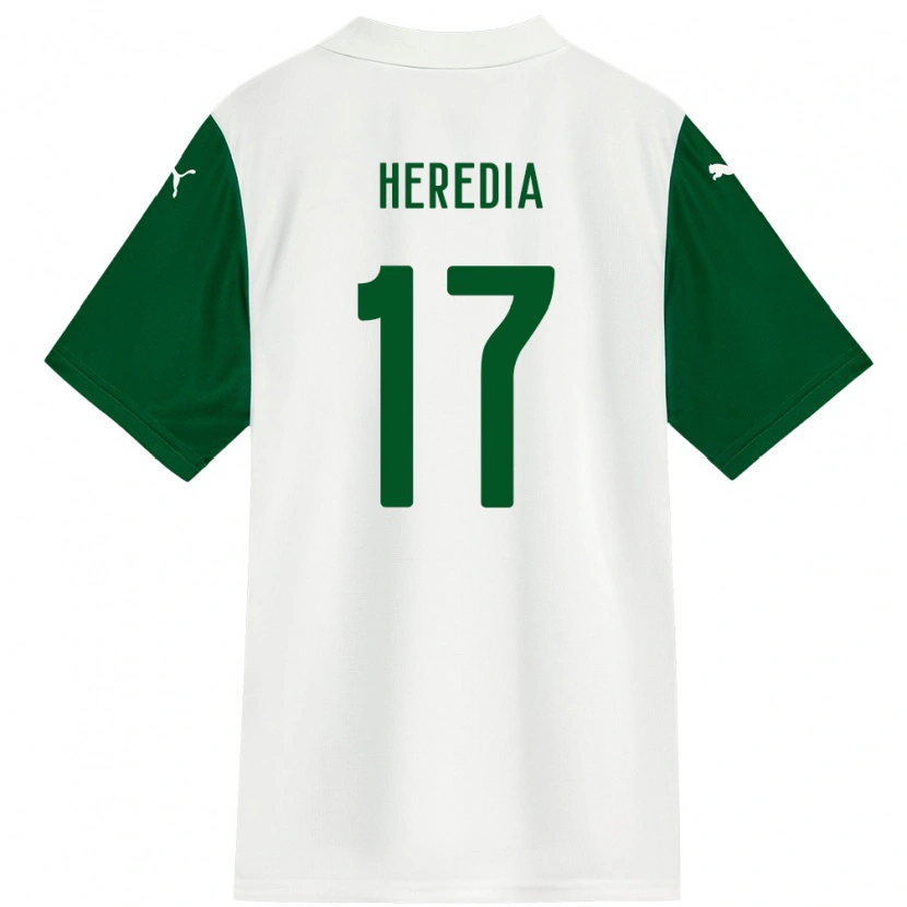 Danxen Herren Jesus Heredia #17 Weiß Grün Auswärtstrikot Trikot 2025/26 T-Shirt