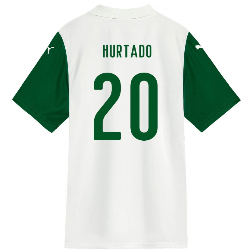 Danxen Herren Flavio Hurtado #20 Weiß Grün Auswärtstrikot Trikot 2025/26 T-Shirt