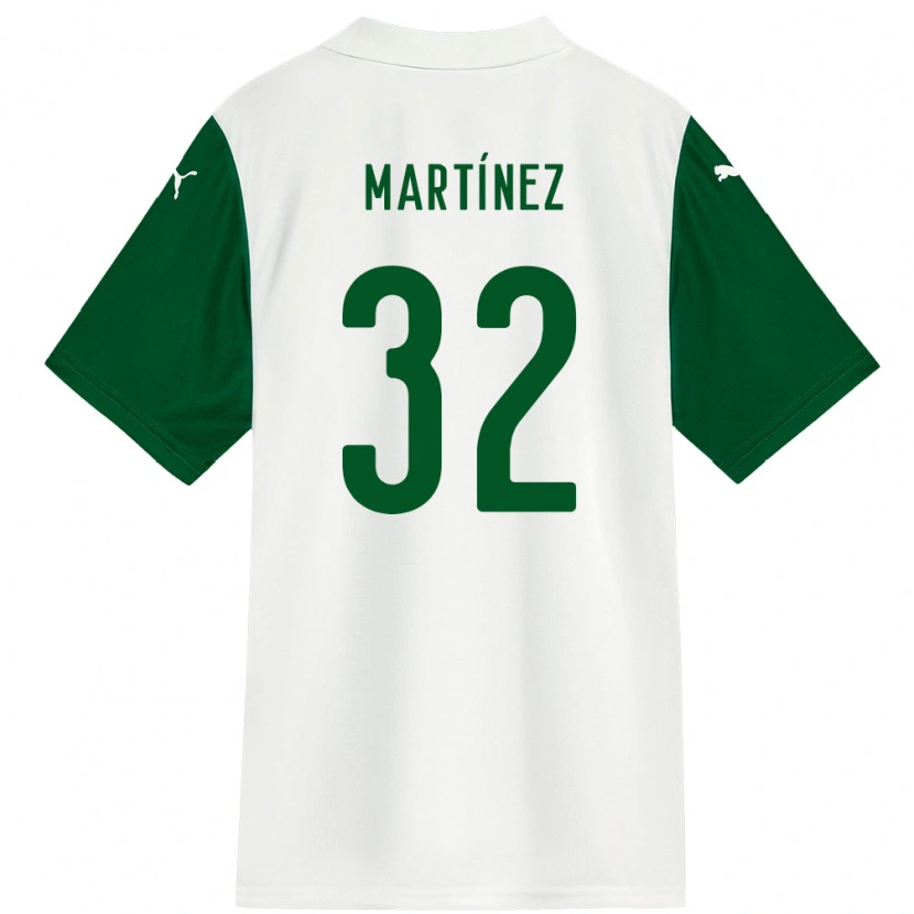 Danxen Herren Emiliano Martínez #32 Weiß Grün Auswärtstrikot Trikot 2025/26 T-Shirt
