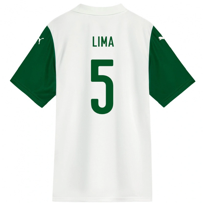Danxen Herren Ingryd Lima #5 Weiß Grün Auswärtstrikot Trikot 2025/26 T-Shirt
