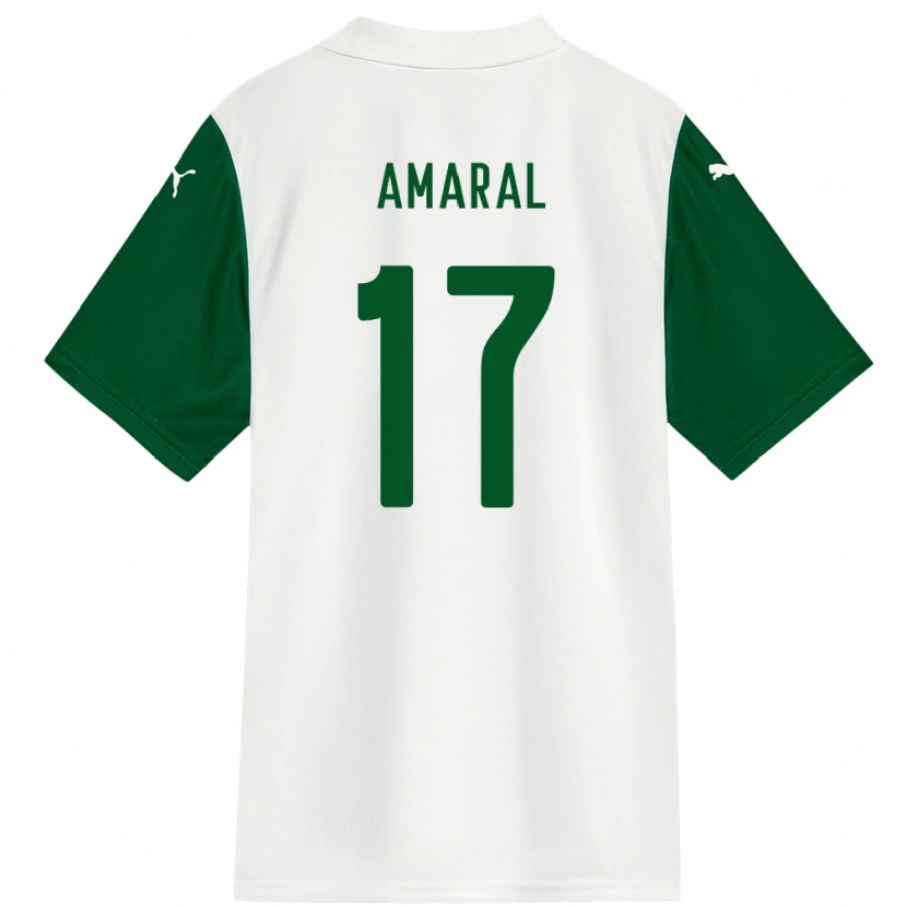 Danxen Herren Isadora Amaral #17 Weiß Grün Auswärtstrikot Trikot 2025/26 T-Shirt