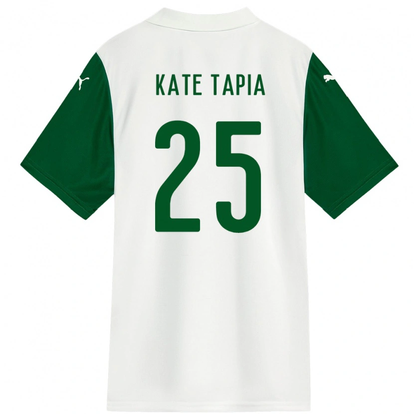 Danxen Herren Kate Tapia #25 Weiß Grün Auswärtstrikot Trikot 2025/26 T-Shirt