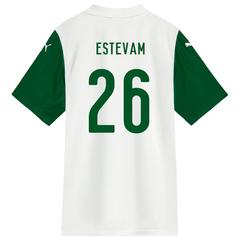 Danxen Herren Laís Estevam #26 Weiß Grün Auswärtstrikot Trikot 2025/26 T-Shirt