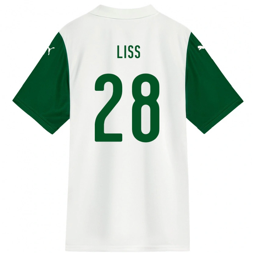 Danxen Herren Victória Liss #28 Weiß Grün Auswärtstrikot Trikot 2025/26 T-Shirt