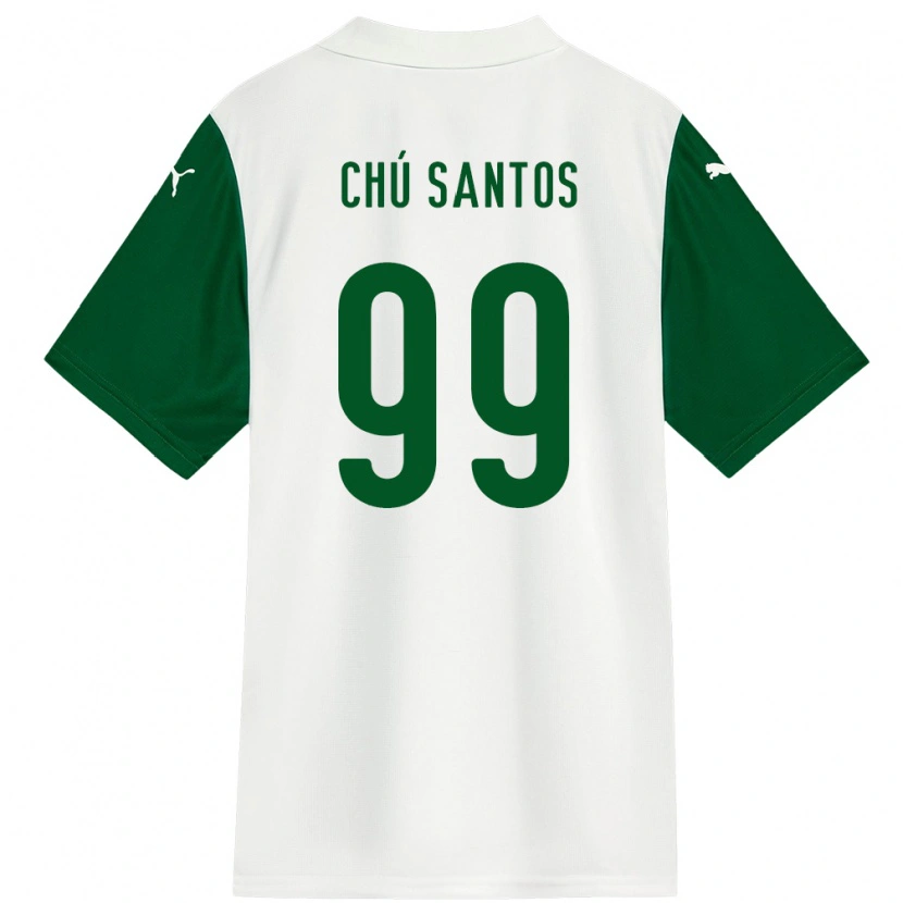 Danxen Herren Chú Santos #99 Weiß Grün Auswärtstrikot Trikot 2025/26 T-Shirt