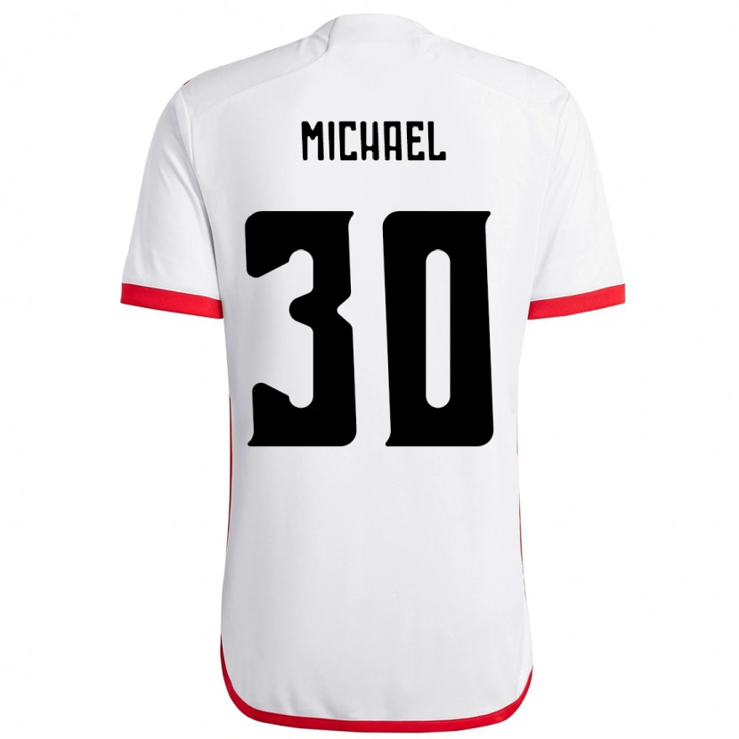 Danxen Herren Michael #30 Weiß Rot Auswärtstrikot Trikot 2025/26 T-Shirt