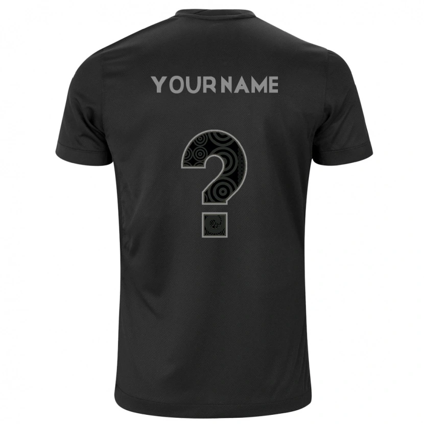 Danxen Herren Ihren Namen #0 Schwarz Weiß Auswärtstrikot Trikot 2025/26 T-Shirt