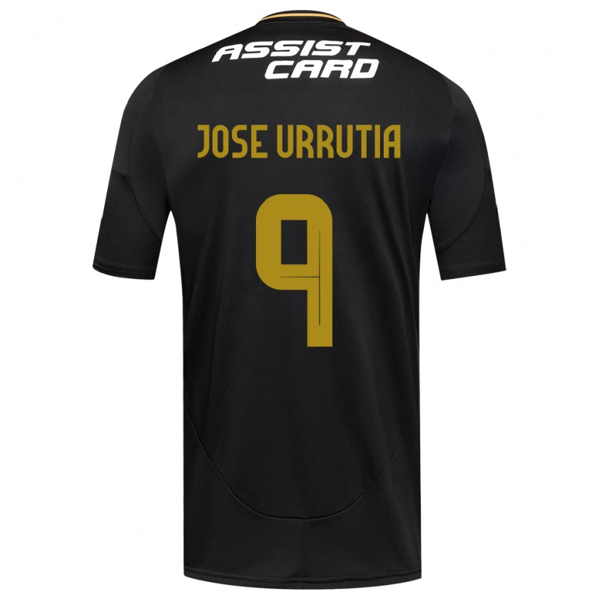 Danxen Herren María José Urrutia #9 Schwarz Weiß Auswärtstrikot Trikot 2025/26 T-Shirt