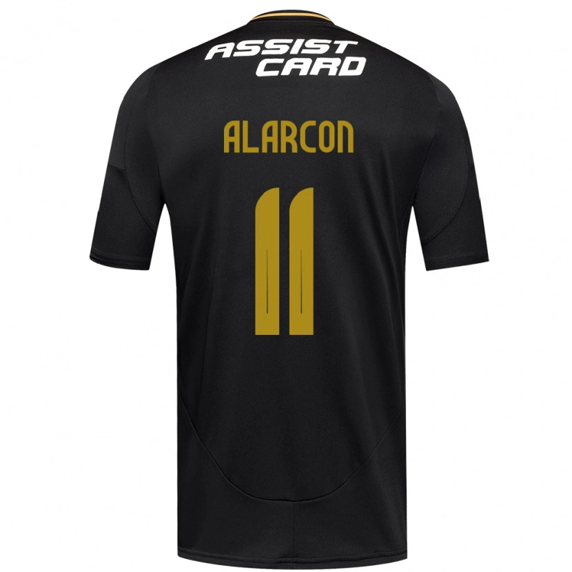 Danxen Herren Antonia Alarcón #11 Schwarz Weiß Auswärtstrikot Trikot 2025/26 T-Shirt