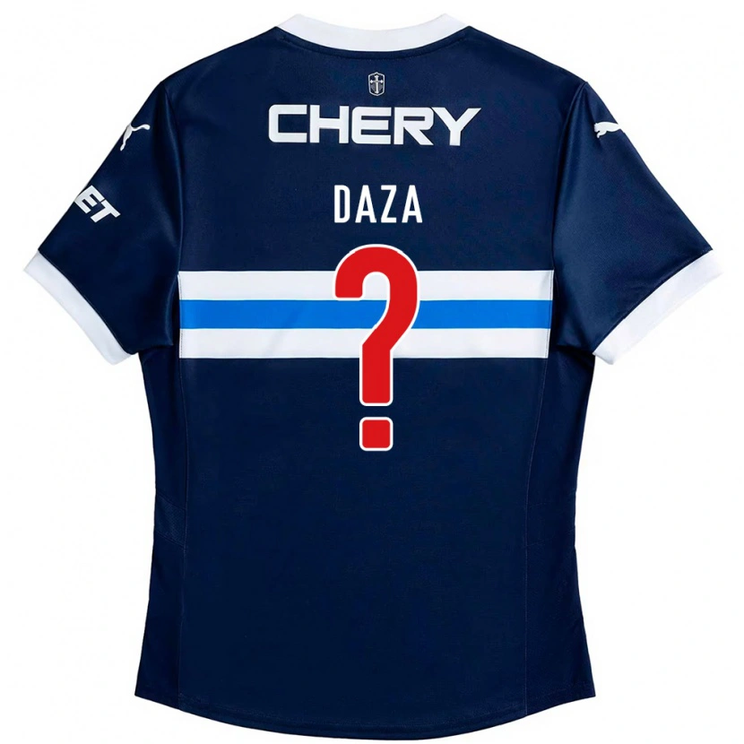 Danxen Herren Francisco Daza #0 Königsblau Weiß Auswärtstrikot Trikot 2025/26 T-Shirt