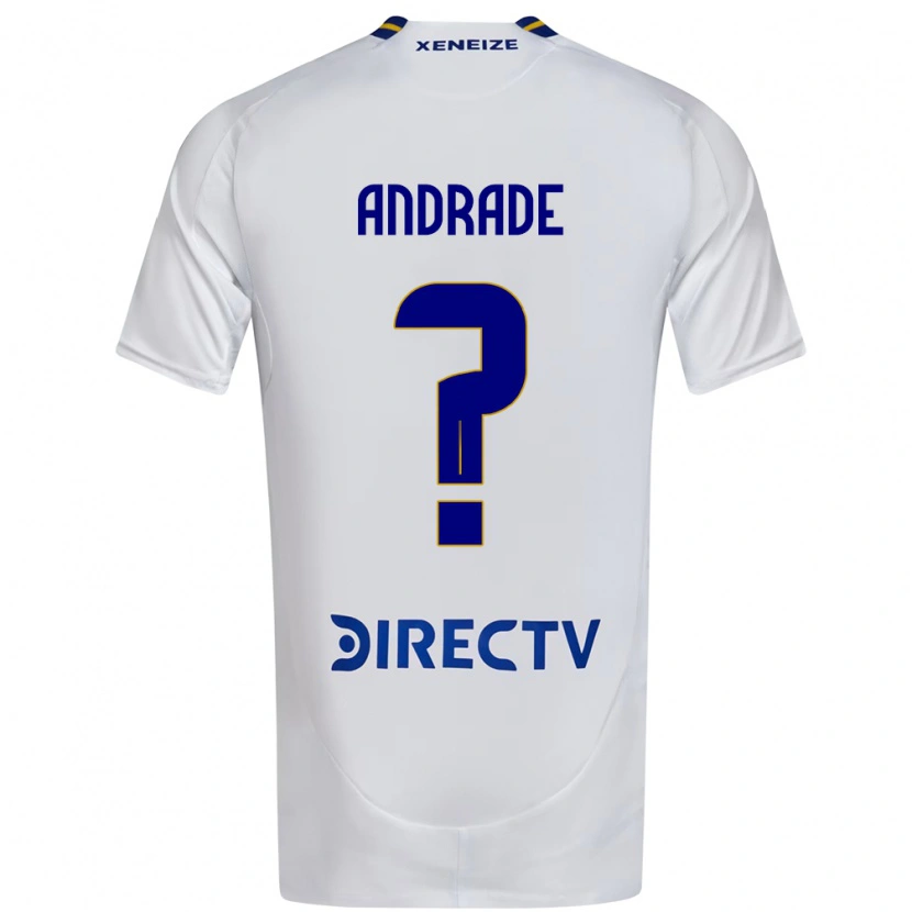 Danxen Herren Luka Andrade #0 Weiß Blau Auswärtstrikot Trikot 2025/26 T-Shirt