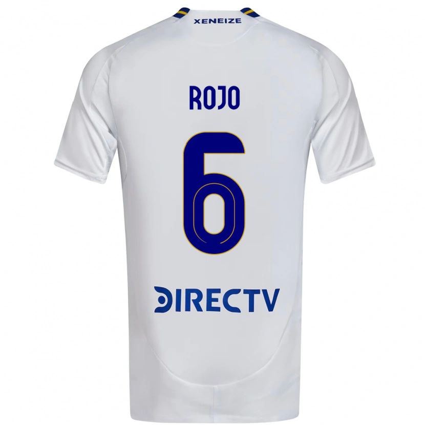 Danxen Herren Marcos Rojo #6 Weiß Blau Auswärtstrikot Trikot 2025/26 T-Shirt