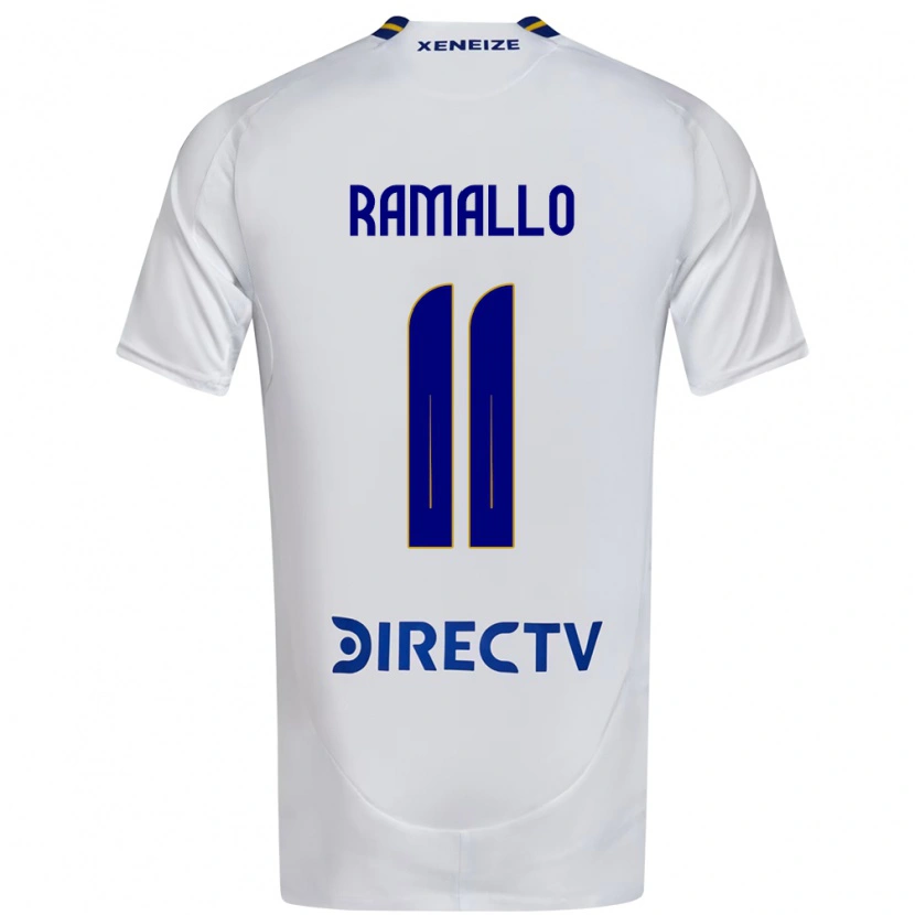 Danxen Herren Yael Ramallo #11 Weiß Blau Auswärtstrikot Trikot 2025/26 T-Shirt