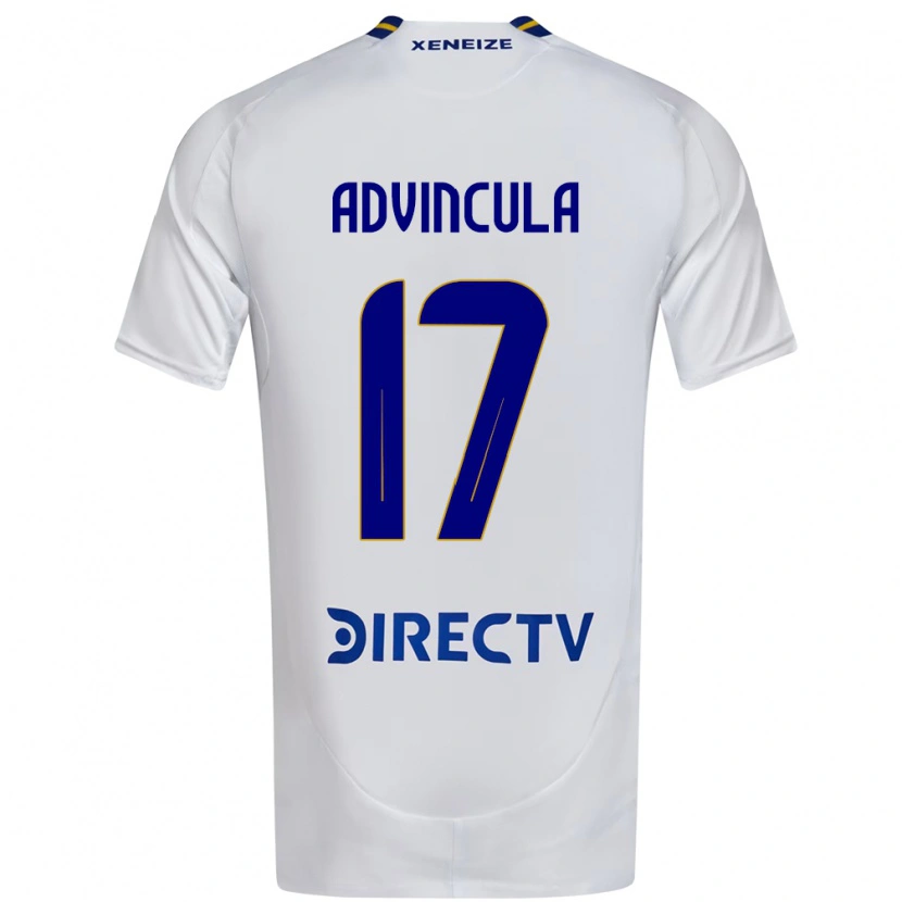 Danxen Herren Luis Advíncula #17 Weiß Blau Auswärtstrikot Trikot 2025/26 T-Shirt