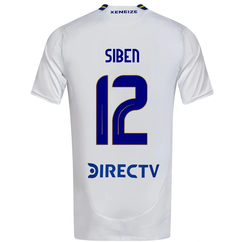Danxen Herren Priscila Siben #12 Weiß Blau Auswärtstrikot Trikot 2025/26 T-Shirt