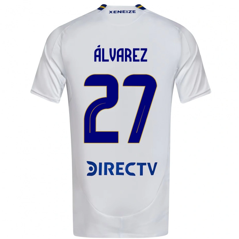 Danxen Herren Violeta Álvarez #27 Weiß Blau Auswärtstrikot Trikot 2025/26 T-Shirt