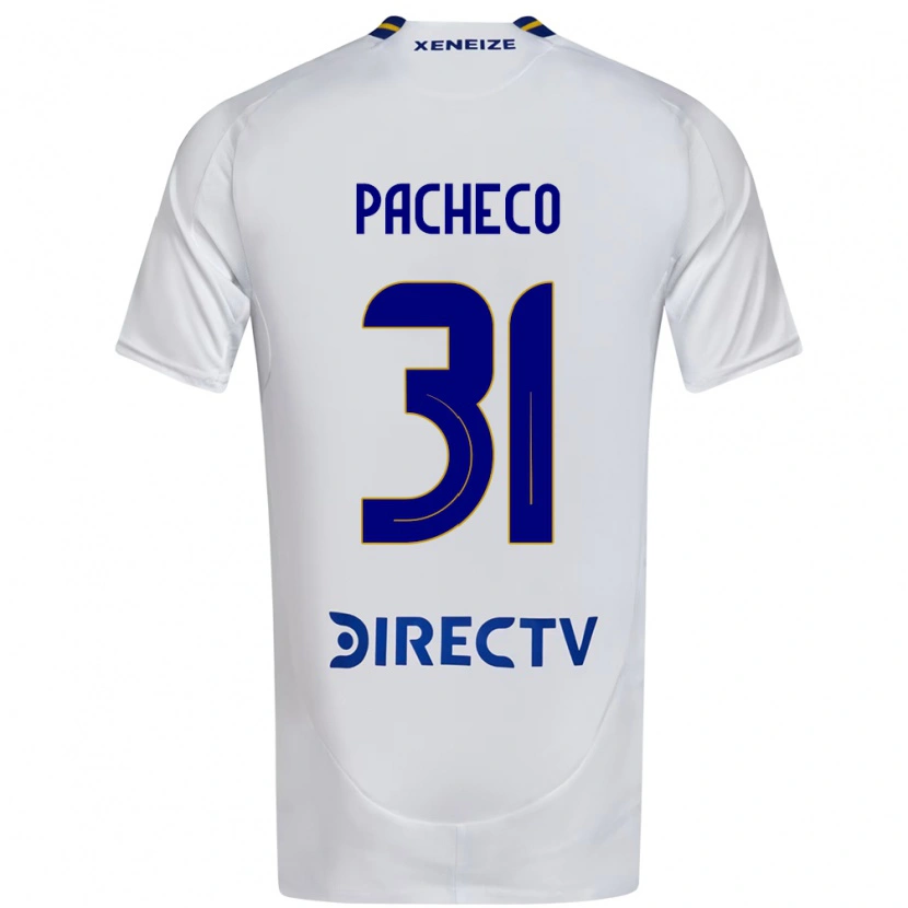 Danxen Herren Costanza Pacheco #31 Weiß Blau Auswärtstrikot Trikot 2025/26 T-Shirt
