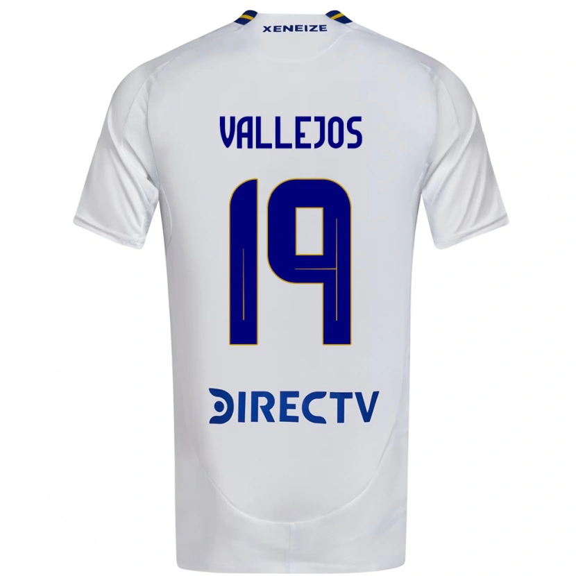 Danxen Herren Fabiana Vallejos #19 Weiß Blau Auswärtstrikot Trikot 2025/26 T-Shirt