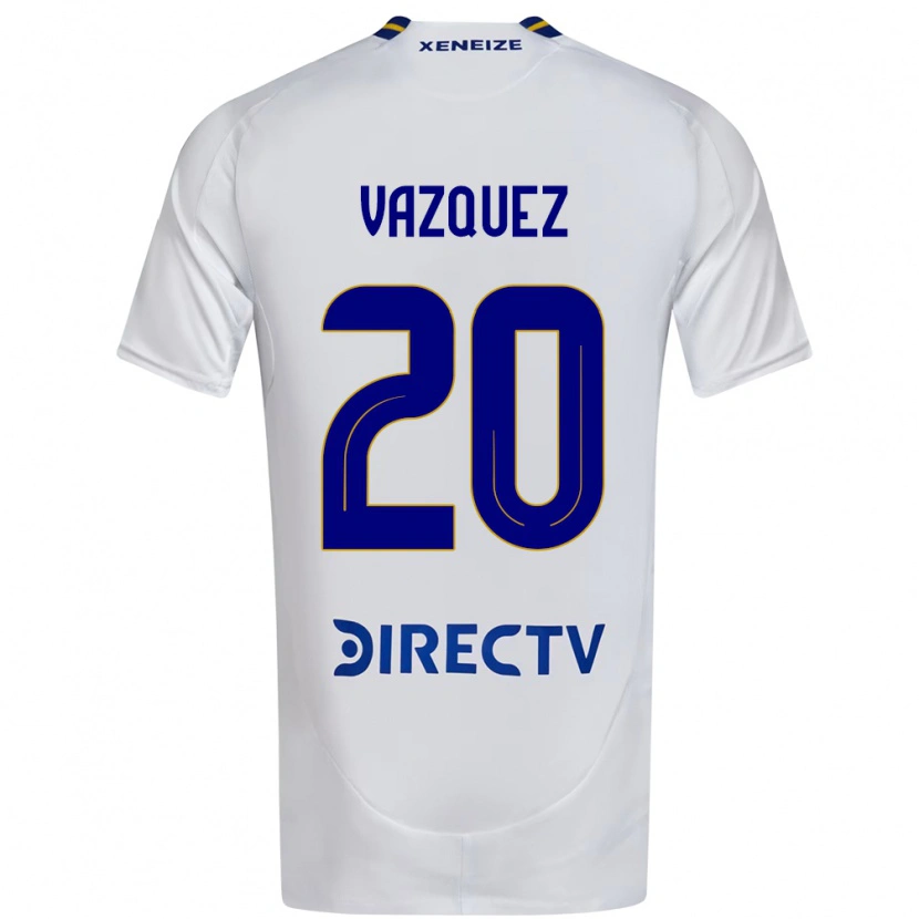 Danxen Herren Constanza Vazquez #20 Weiß Blau Auswärtstrikot Trikot 2025/26 T-Shirt