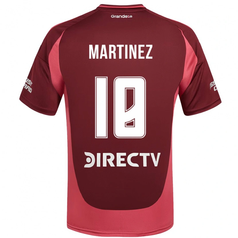 Danxen Herren Gonzalo Martínez #18 Burgunder Magenta Auswärtstrikot Trikot 2025/26 T-Shirt