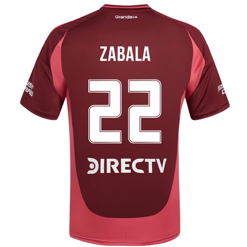 Danxen Herren Daniel Zabala #22 Burgunder Magenta Auswärtstrikot Trikot 2025/26 T-Shirt