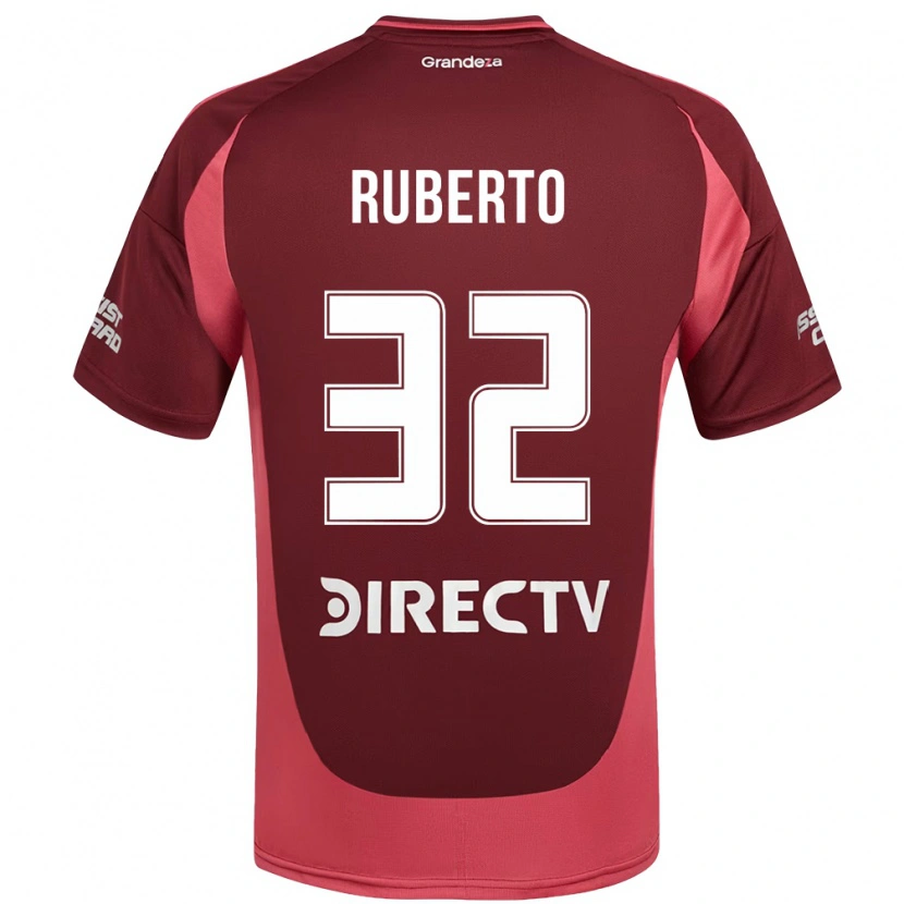 Danxen Herren Agustín Ruberto #32 Burgunder Magenta Auswärtstrikot Trikot 2025/26 T-Shirt
