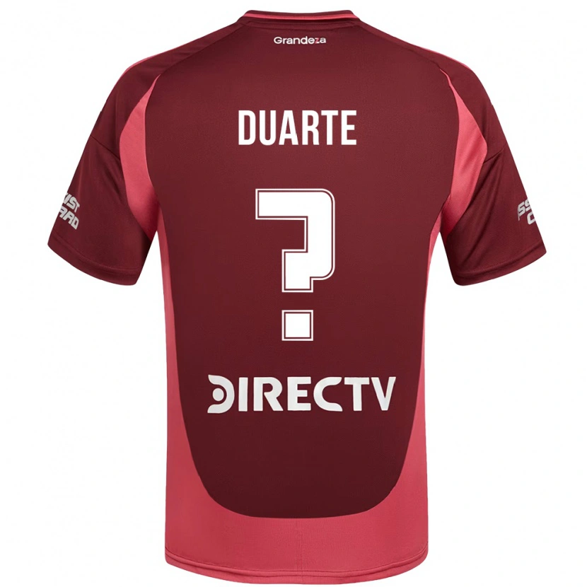 Danxen Herren Luciana Duarte #0 Burgunder Magenta Auswärtstrikot Trikot 2025/26 T-Shirt