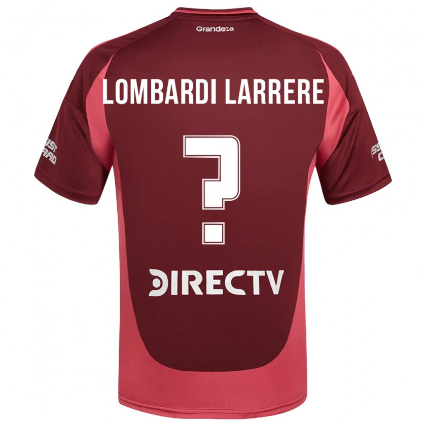 Danxen Herren Delfina Lombardi Larrere #0 Burgunder Magenta Auswärtstrikot Trikot 2025/26 T-Shirt