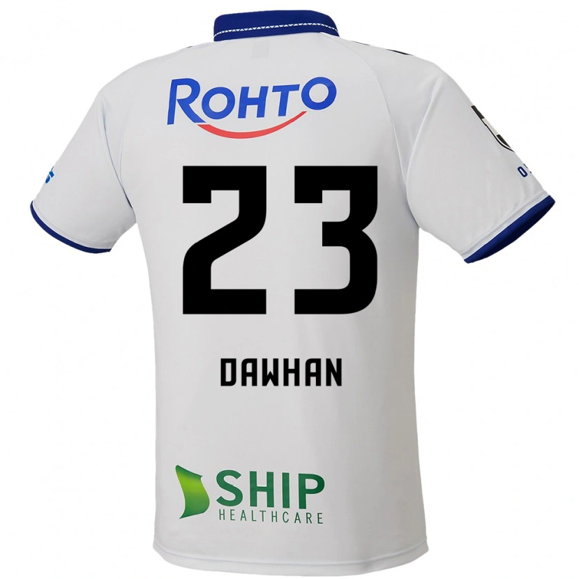 Danxen Herren Dawhan #23 Weiß Blau Schwarz Auswärtstrikot Trikot 2025/26 T-Shirt