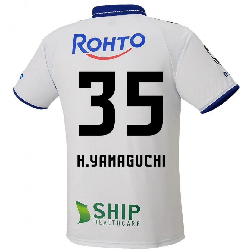 Danxen Herren Haruta Yamaguchi #35 Weiß Blau Schwarz Auswärtstrikot Trikot 2025/26 T-Shirt