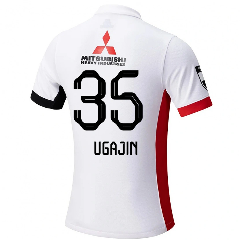 Danxen Herren Tomoya Ugajin #35 Weiß Schwarz Auswärtstrikot Trikot 2025/26 T-Shirt