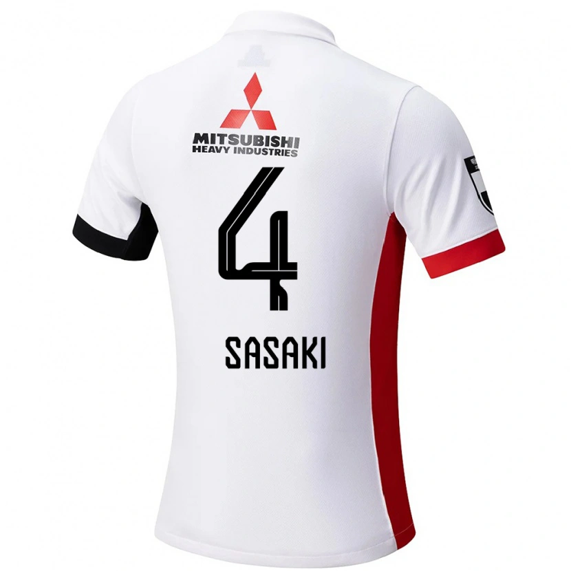 Danxen Herren Mayu Sasaki #4 Weiß Schwarz Auswärtstrikot Trikot 2025/26 T-Shirt