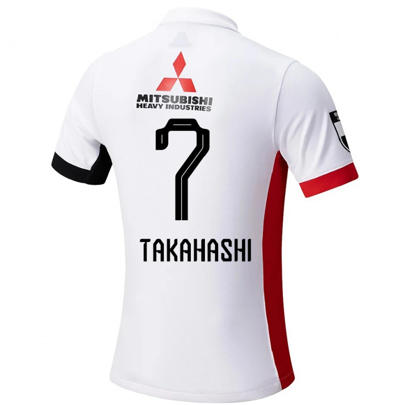 Danxen Herren Hana Takahashi #7 Weiß Schwarz Auswärtstrikot Trikot 2025/26 T-Shirt